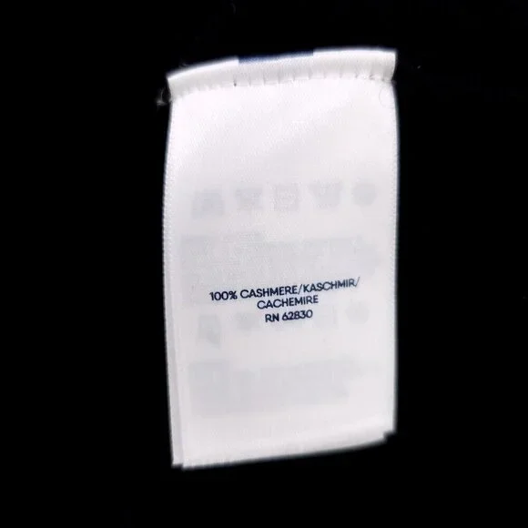 Land's End 100% Cashmere Turtleneck Sweater Women's Size Medium Soft Color Block - Picture 7 of 11